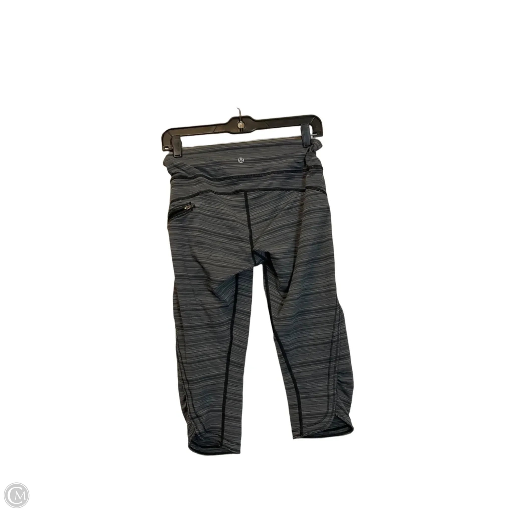 Athletic Leggings By Lululemon In Grey, Size: 8