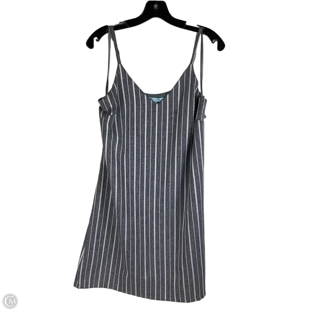 Dress Casual Short By She + Sky In Striped Pattern, Size: M