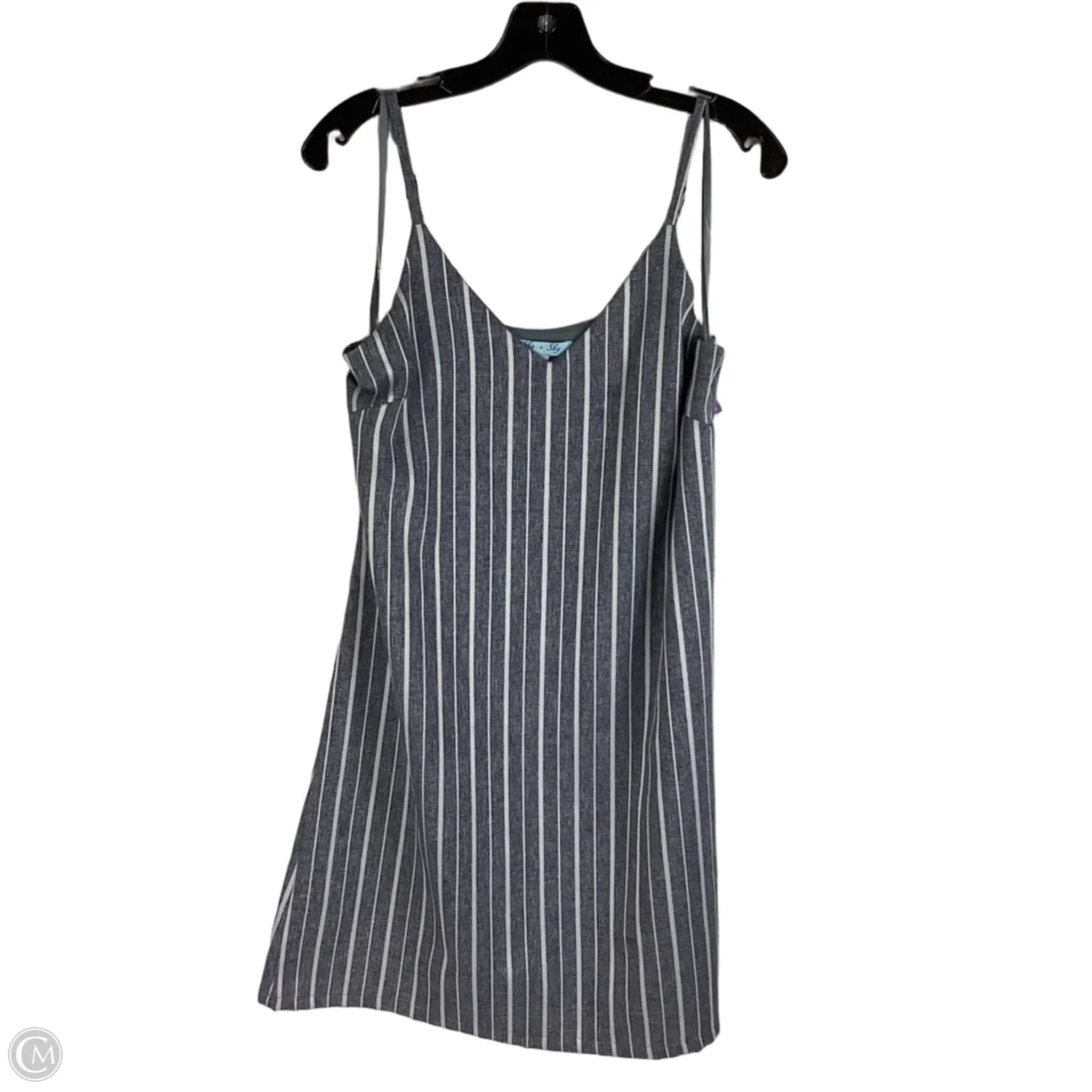 Dress Casual Short By She + Sky In Striped Pattern, Size: M
