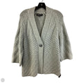 Sweater Cardigan By Jones New York In Grey, Size: M