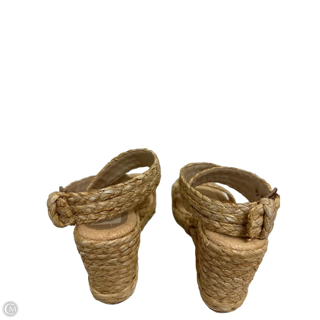 Sandals Heels Wedge By Sam Edelman In Cream, Size: 9