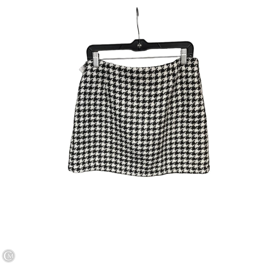 Skirt Mini & Short By A New Day In Black & White, Size: 12