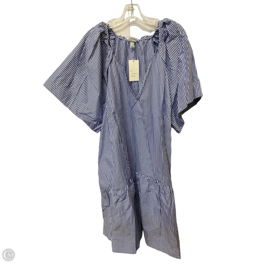 Dress Casual Short By A New Day In Striped Pattern, Size: Xl