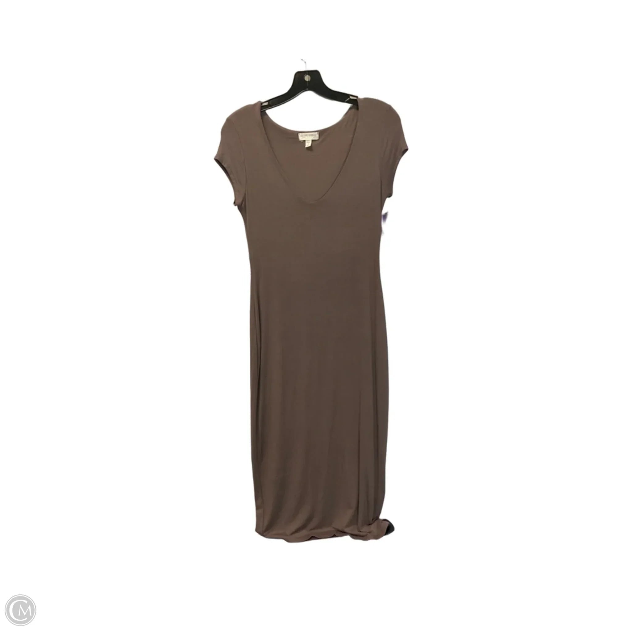 Dress Casual Maxi By See You Monday In Brown, Size: M