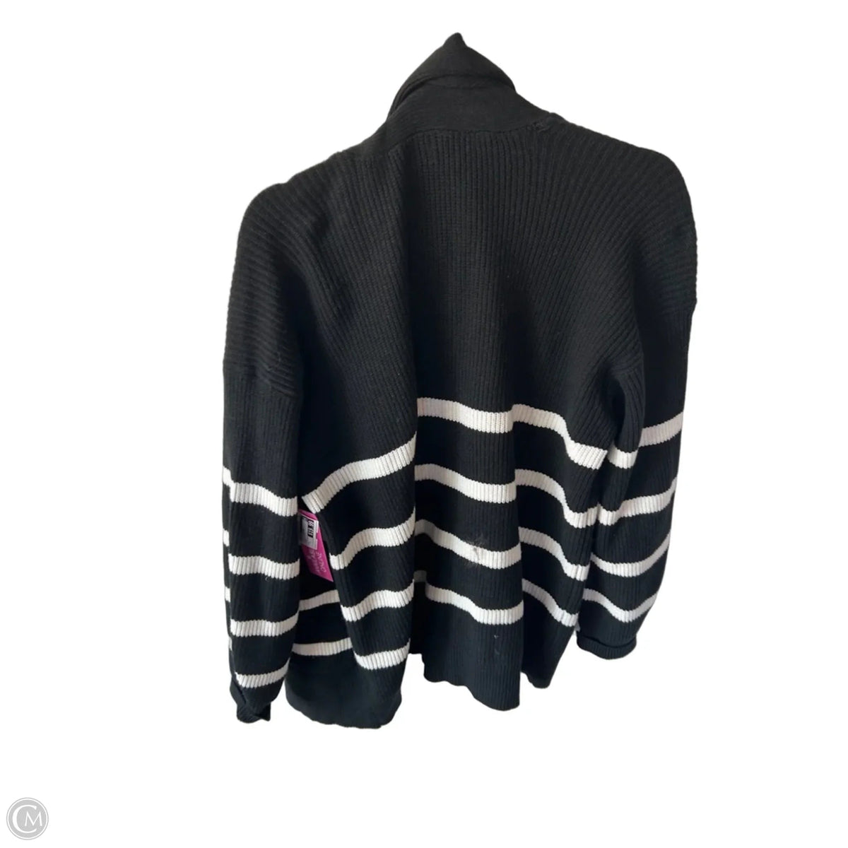 Sweater Cardigan By A New Day In Black & White, Size: S