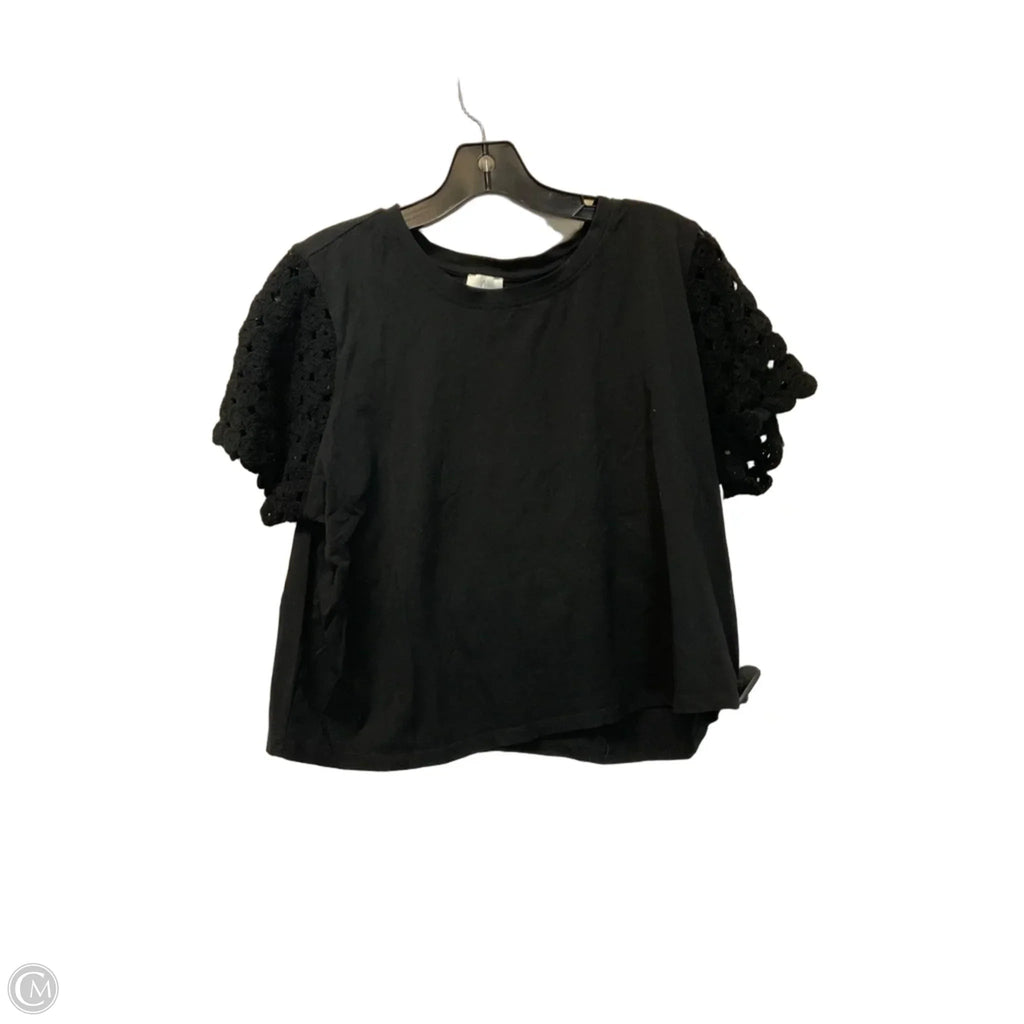 Top Short Sleeve By Joie In Black, Size: Xl