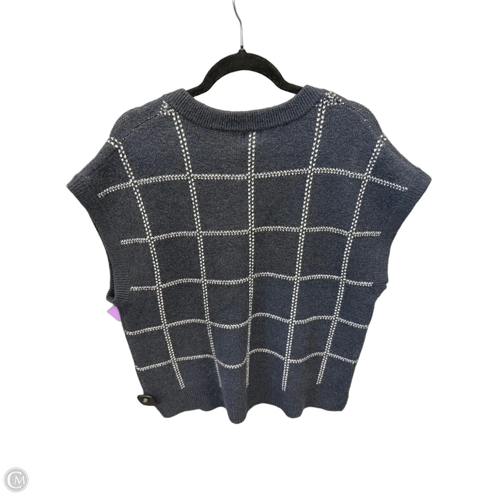 Sweater Short Sleeve By A New Day In Blue, Size: Xl