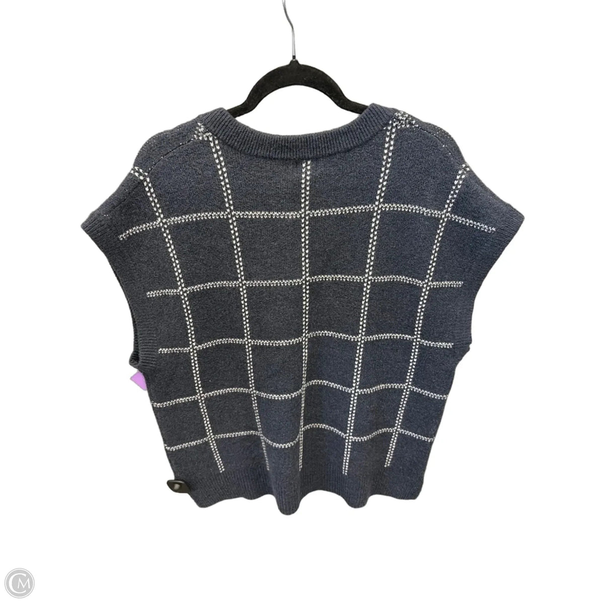 Sweater Short Sleeve By A New Day In Blue, Size: Xl