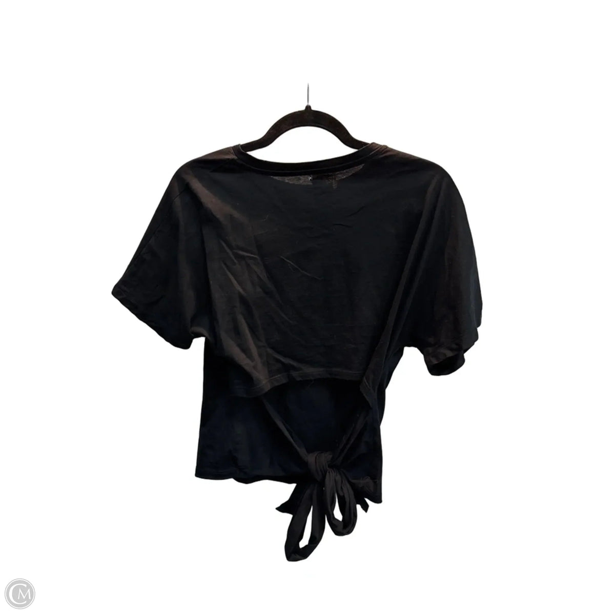 Top Short Sleeve By A New Day In Black, Size: S