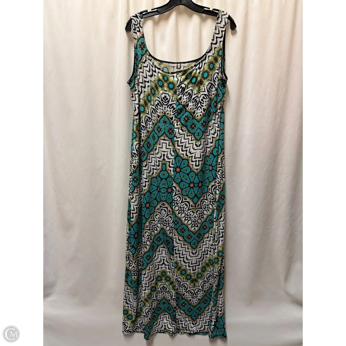 Dress Casual Maxi By Glamour In Green, Size: 1x
