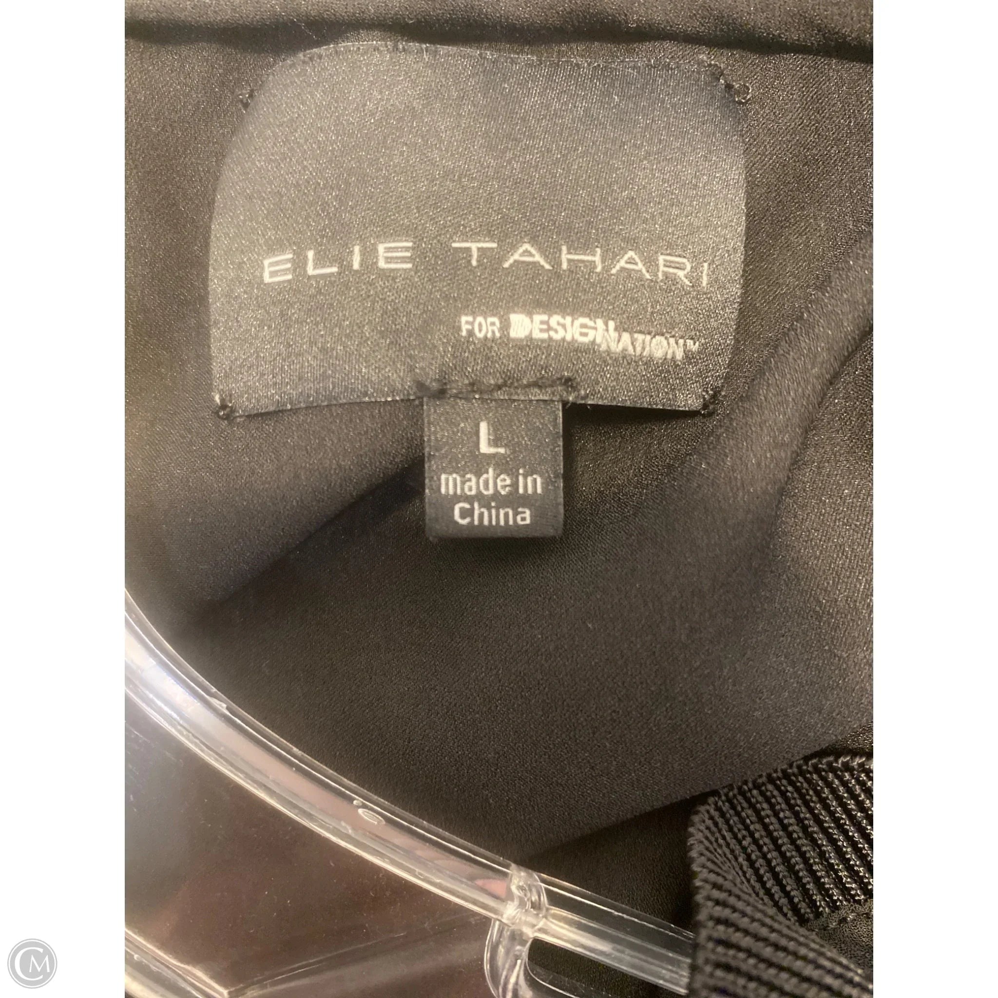 Top Long Sleeve By Elie Tahari In Black, Size: L