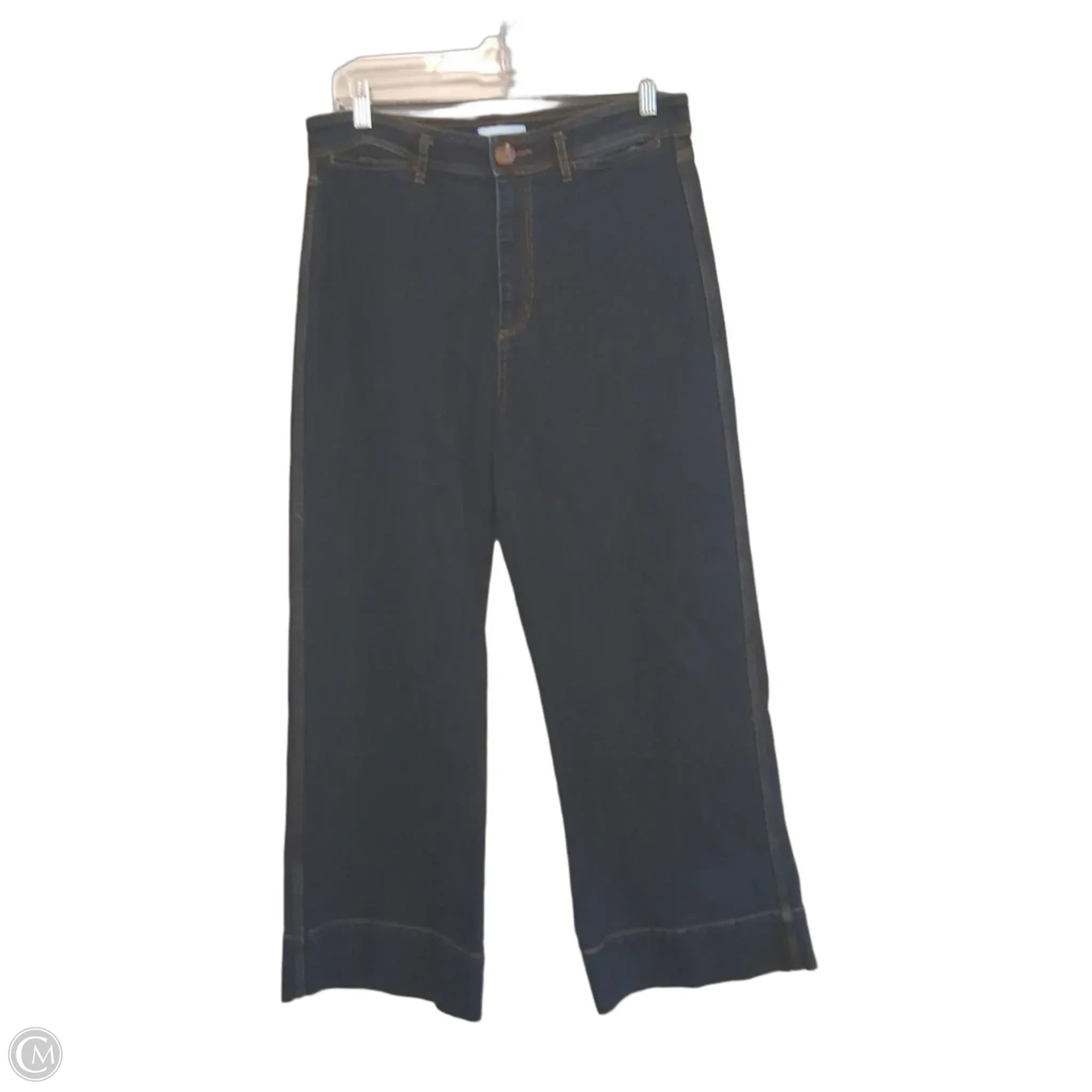 Jeans Wide Leg By Loft In Blue Denim, Size: 8