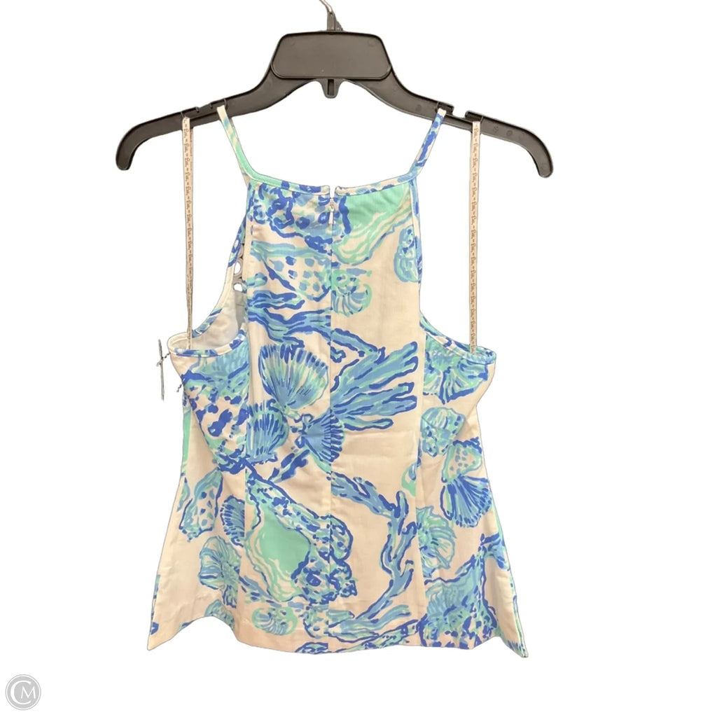Top Sleeveless Designer By Lilly Pulitzer In Tropical Print, Size: 10