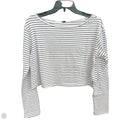 Top Long Sleeve By Cmc In Striped Pattern, Size: S