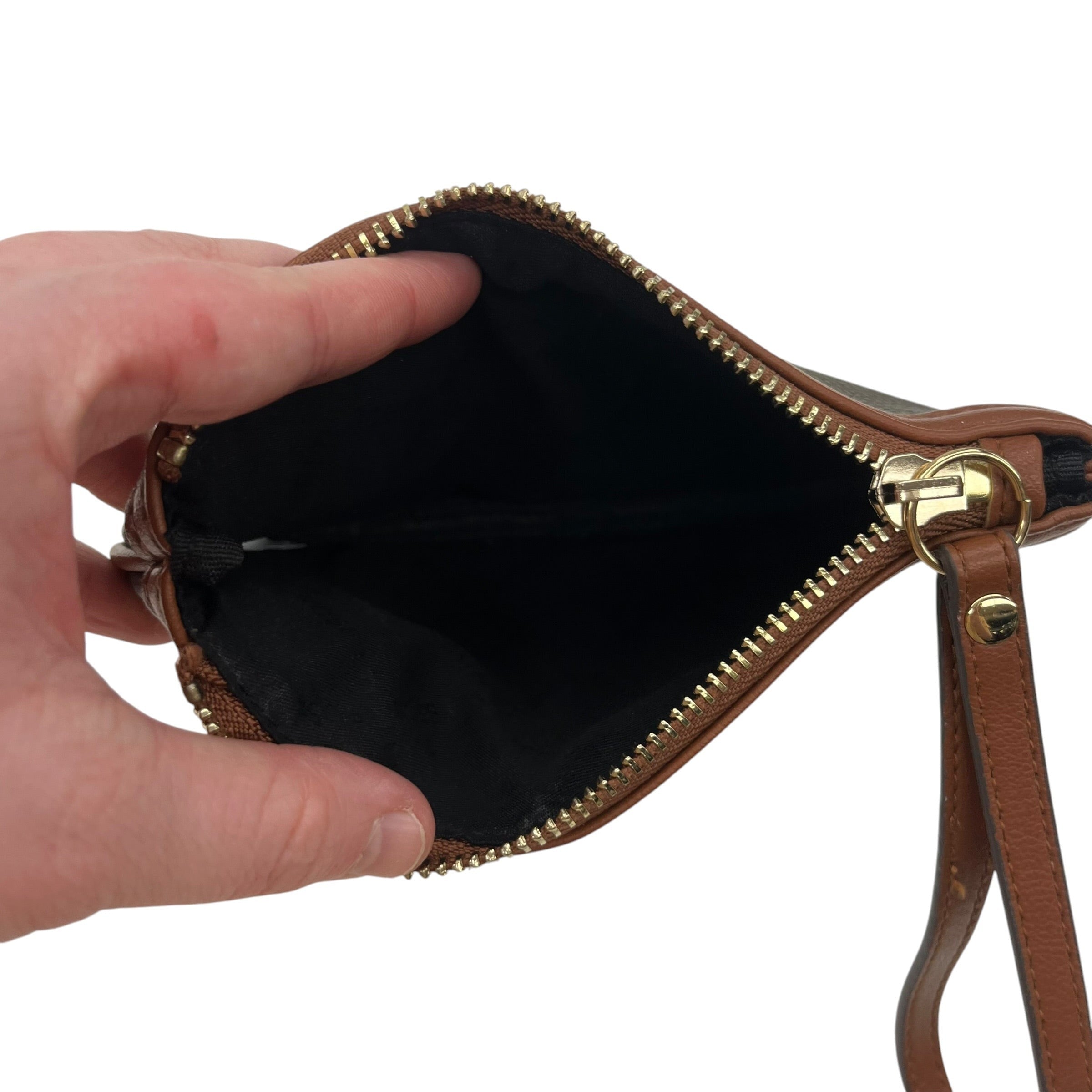 Wristlet By Rosetti In Brown & Green, Size:Small