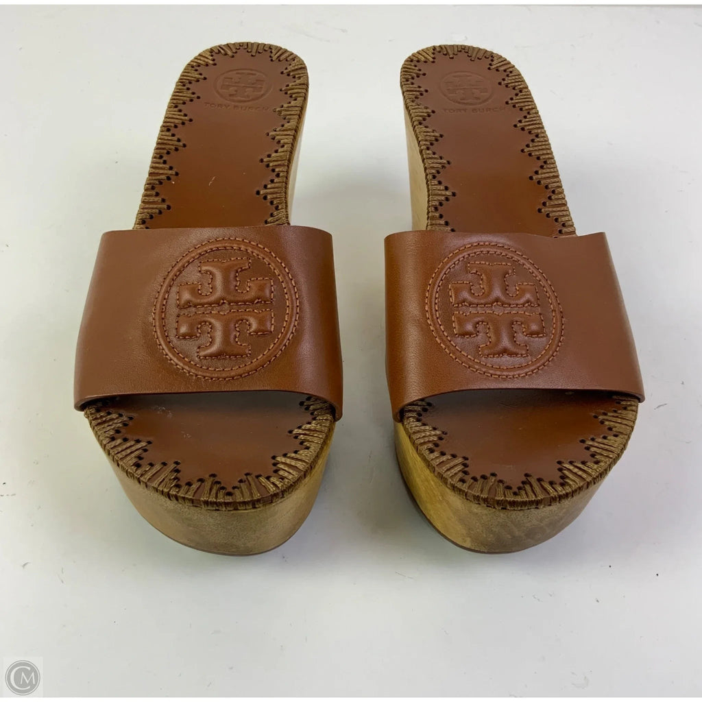 Sandals Designer By Tory Burch In Brown, Size: 6.5