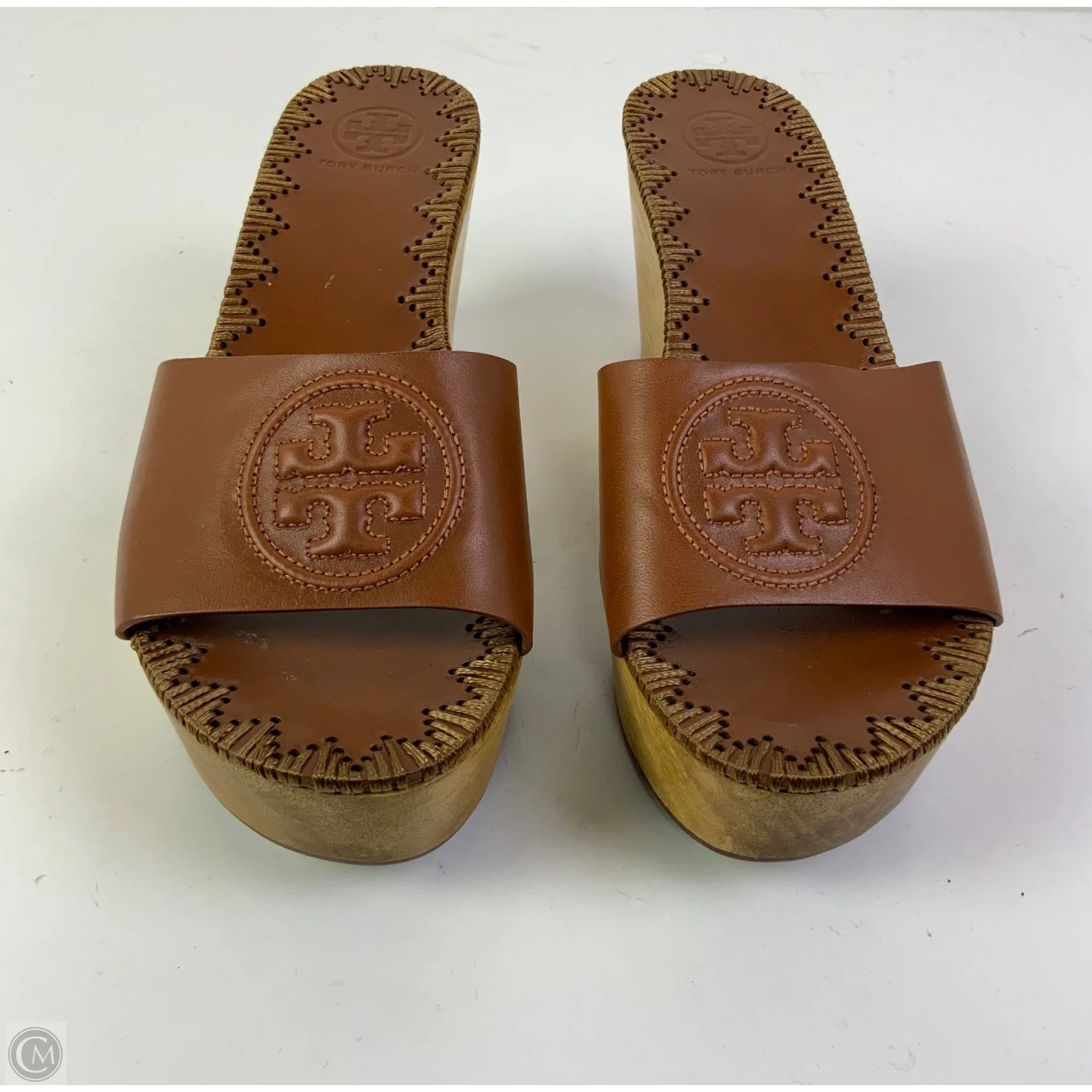 Sandals Designer By Tory Burch In Brown, Size: 6.5