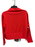 Athletic Top Long Sleeve Crewneck By Nike Apparel In Red, Size: S