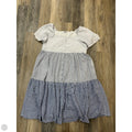 Dress Casual Midi By Madewell In Checkered Pattern, Size: Xl