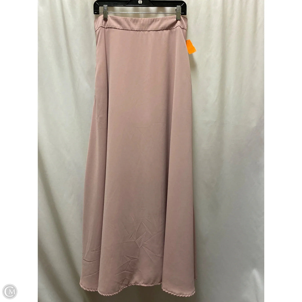 Skirt Maxi By Shein In Pink, Size: L