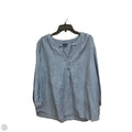 Top Long Sleeve By J. Jill In Blue Denim, Size: Xl