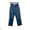 Jeans Straight By Abercrombie And Fitch In Blue Denim, Size: 0