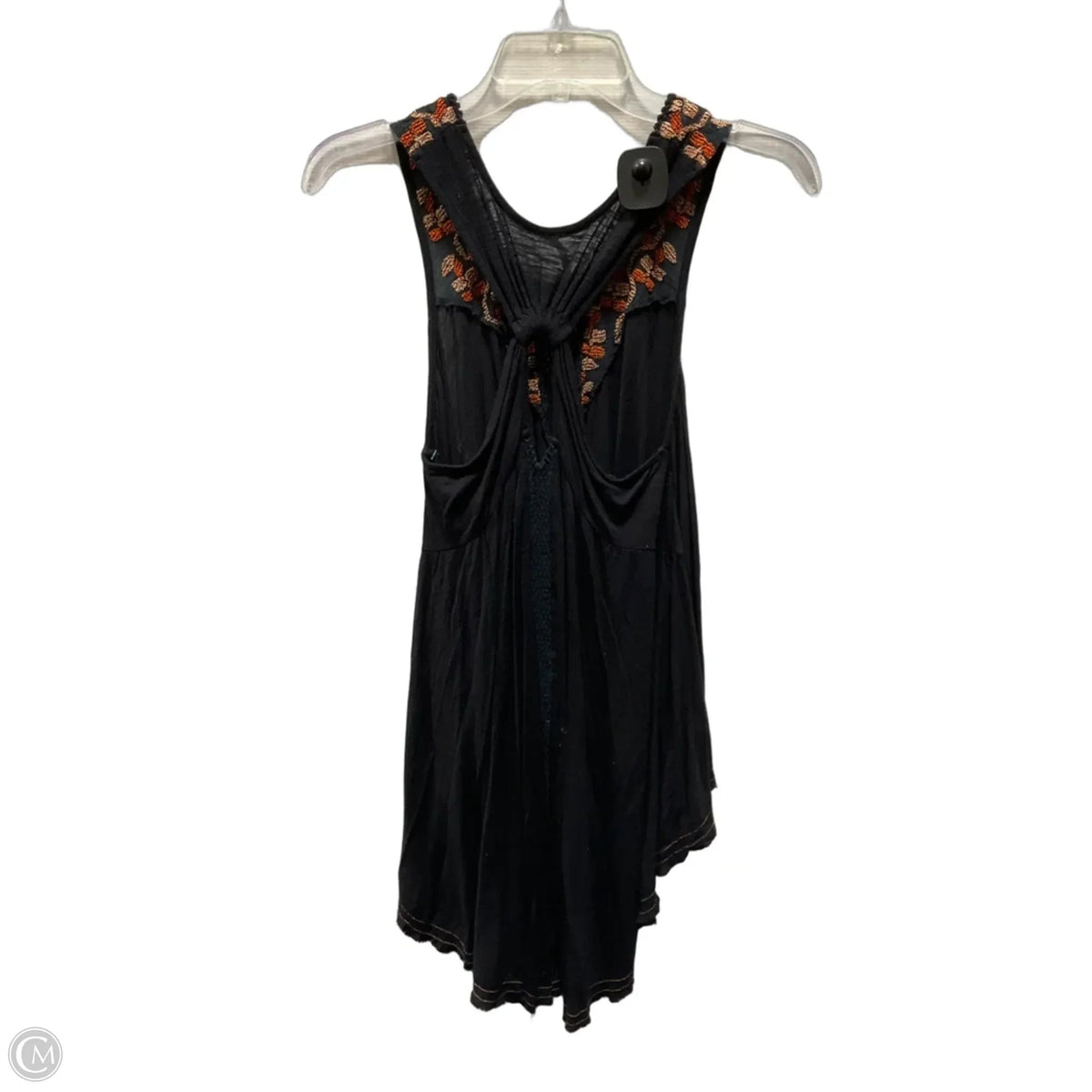 Top Sleeveless By Free People In Black & Orange, Size: Xs
