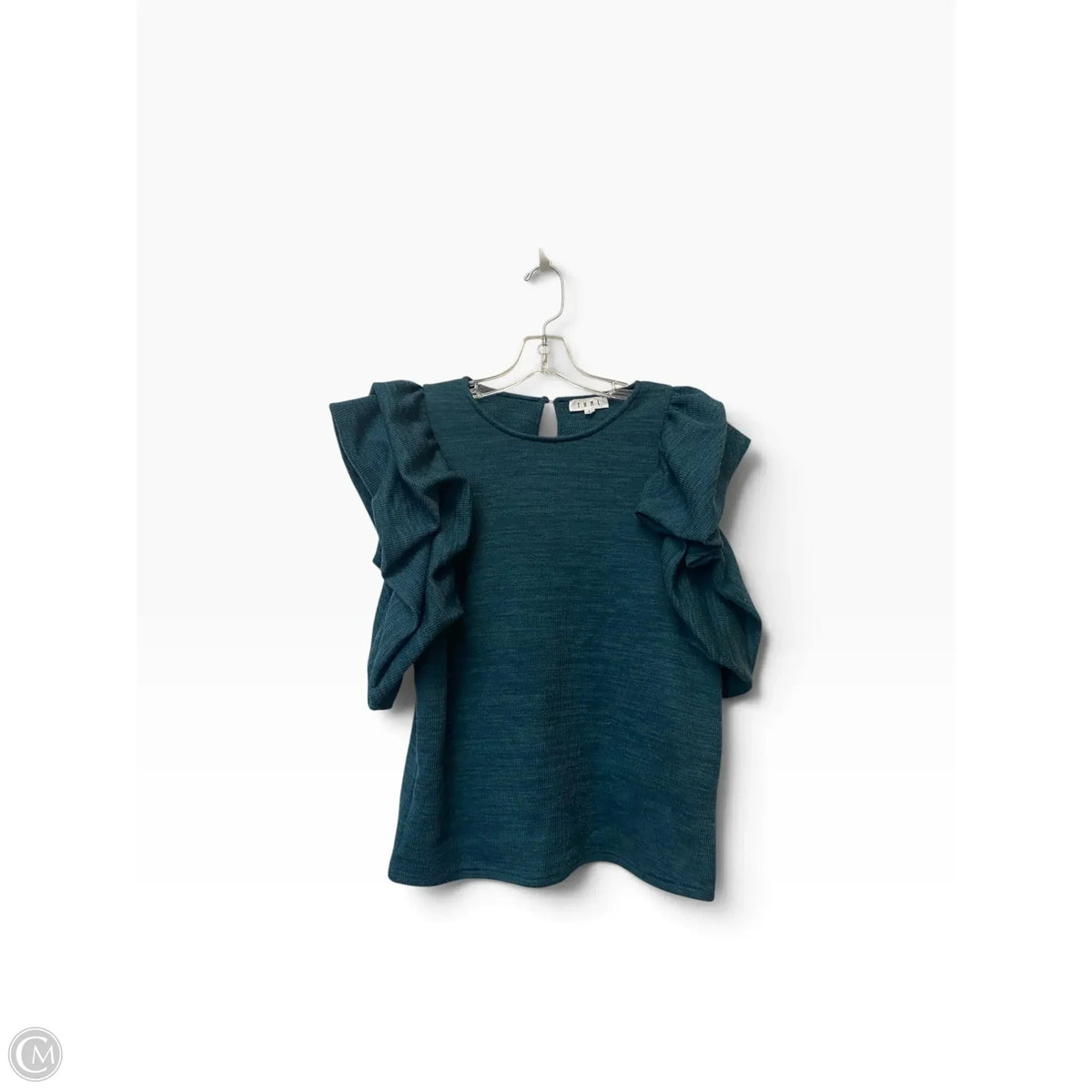 Top Sleeveless By Thml In Teal, Size: L