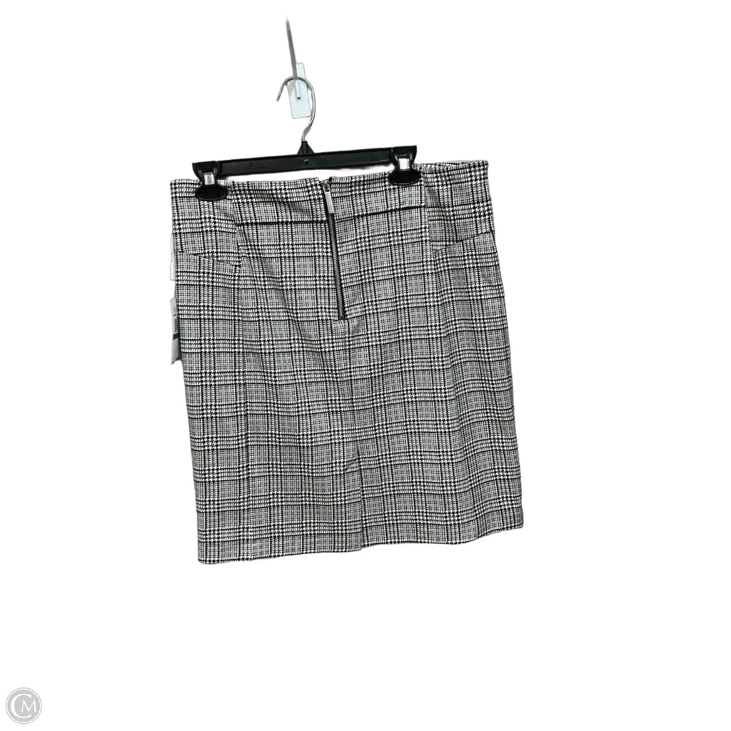 Skirt Midi By Michael By Michael Kors In Checkered Pattern, Size: 12