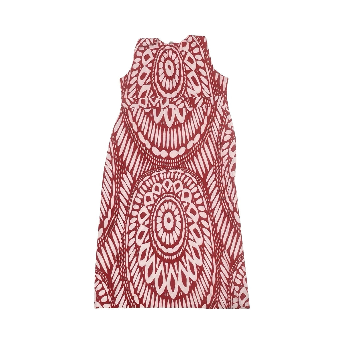 Dress Party Long By Chicos In Red & White, Size:L