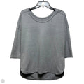 Athletic Top Long Sleeve Crewneck By Athleta In Grey, Size: S