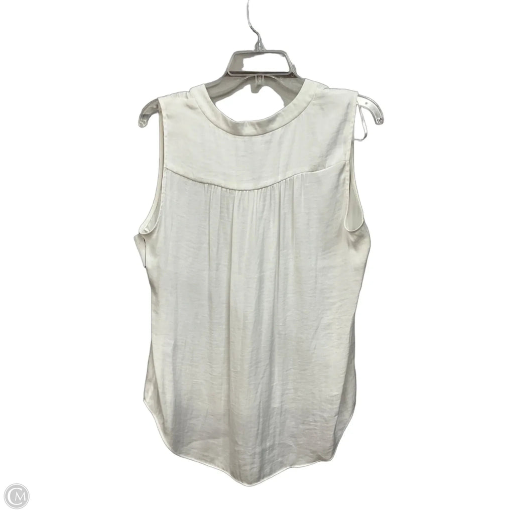 Top Sleeveless By Vince Camuto In White, Size: M