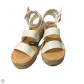 Sandals Flats By The Drop In White, Size: 8.5