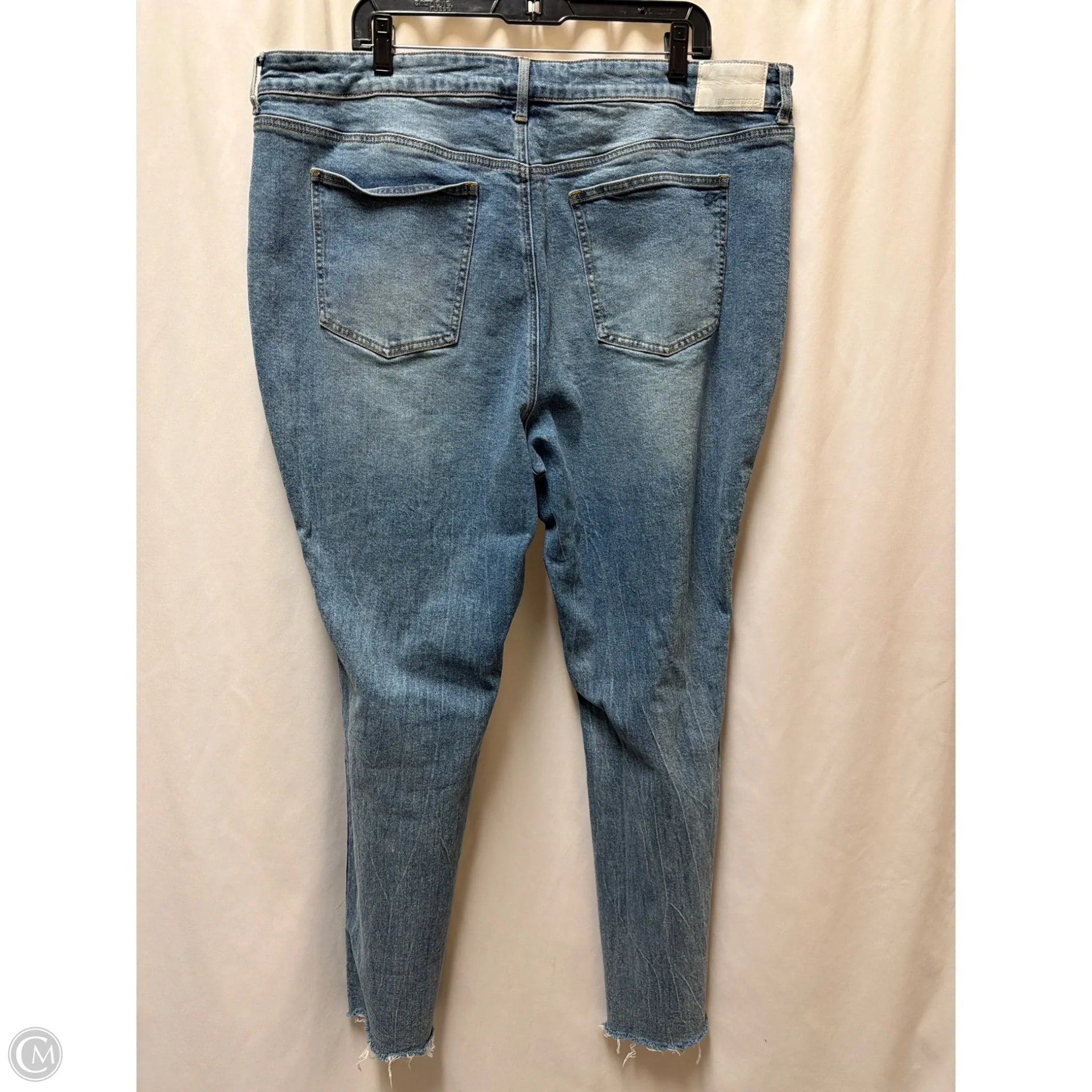 Jeans Straight By American Rag In Blue Denim, Size: 22