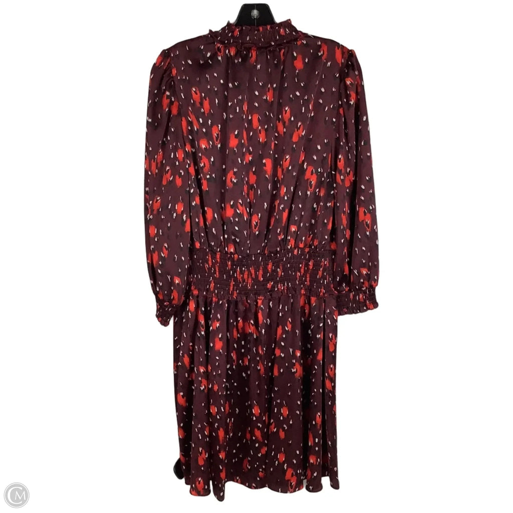 Dress Designer By Karl Lagerfeld In Maroon, Size: 14