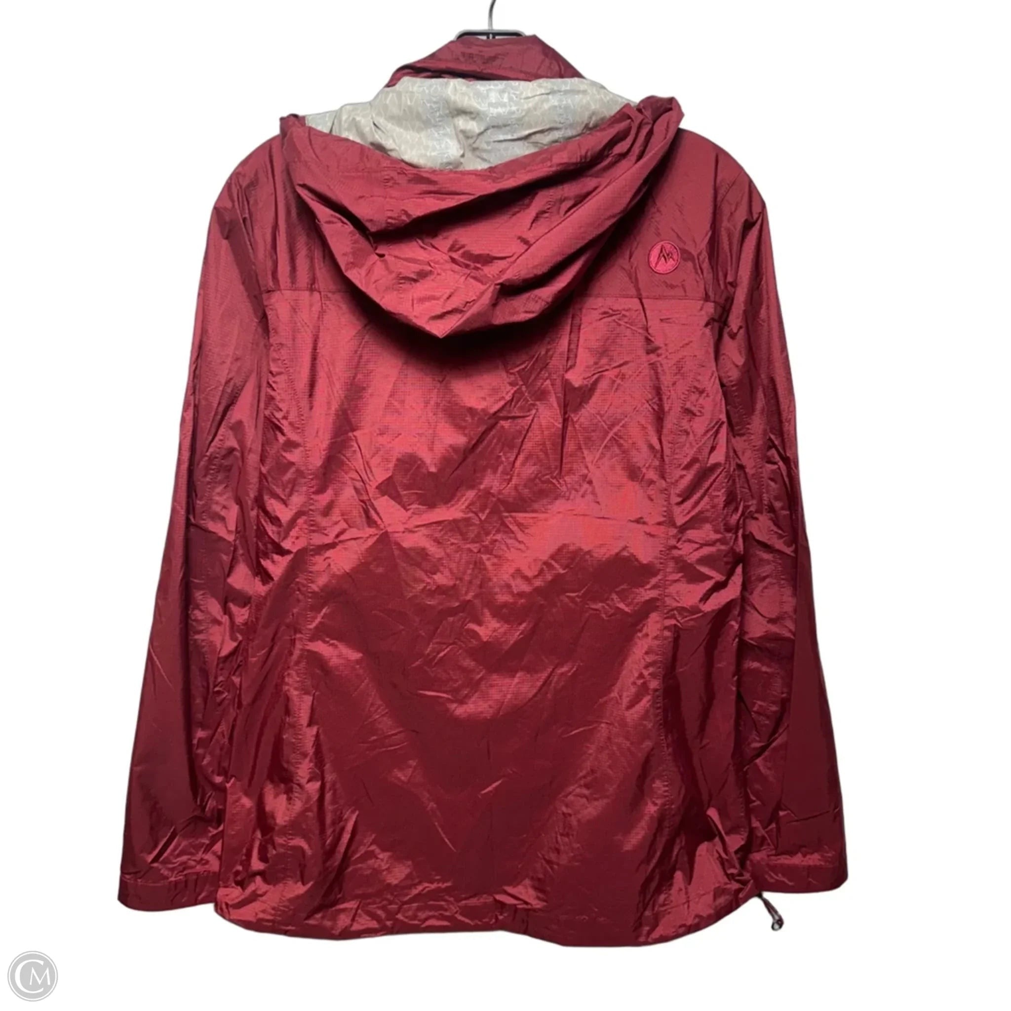 Jacket Windbreaker By Marmot In Maroon, Size: M