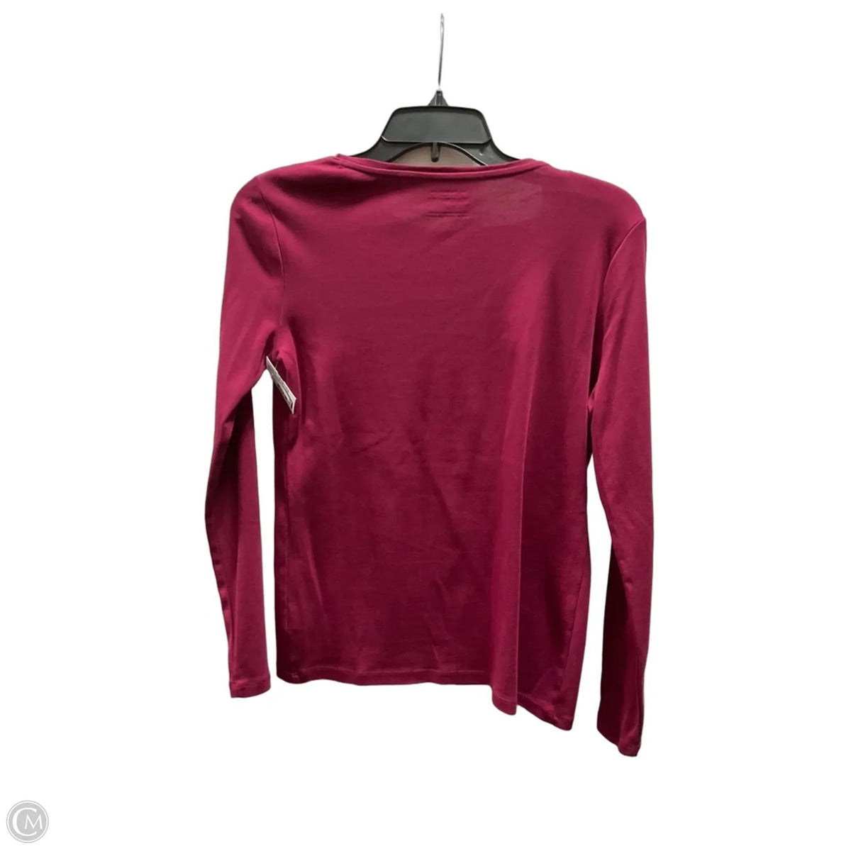 Top Long Sleeve Basic By Talbots In Pink, Size: S
