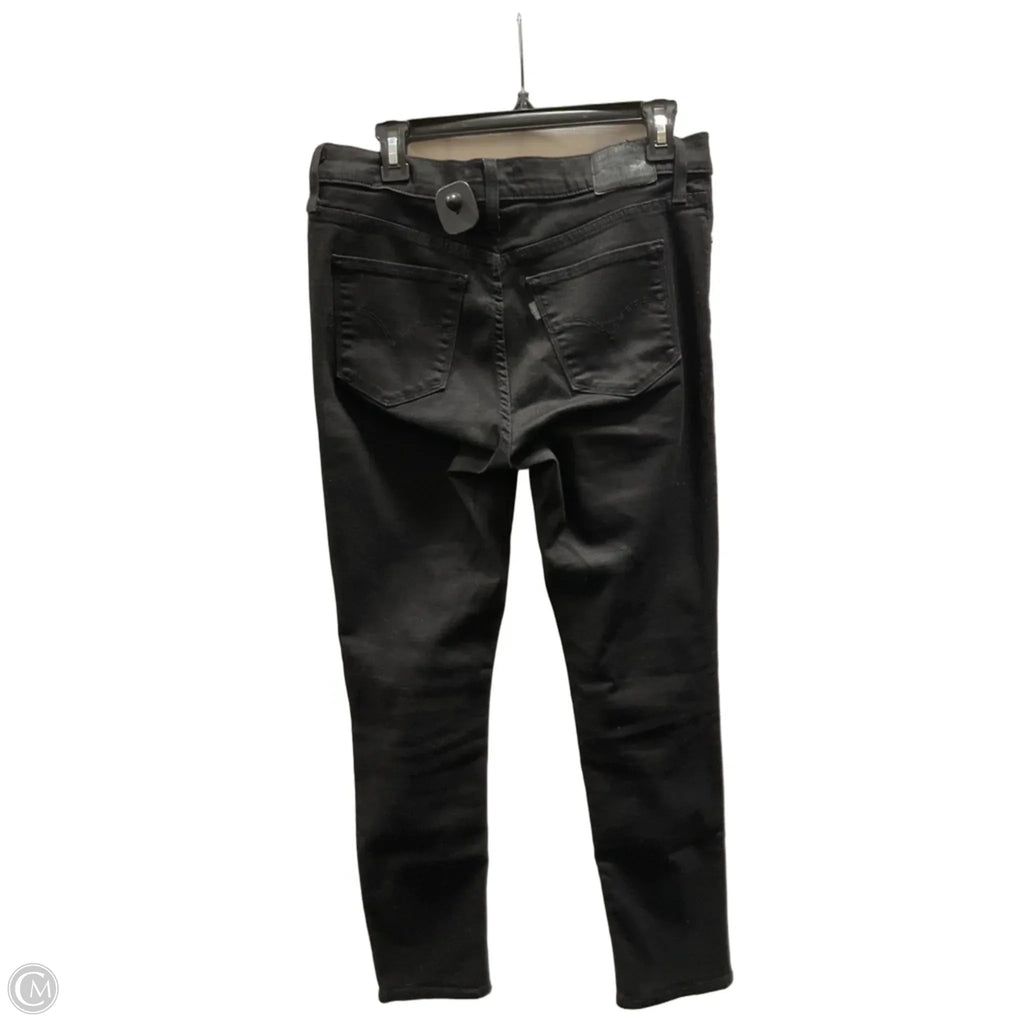 Jeans Skinny By Levis In Black, Size: 8