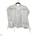 Blouse Short Sleeve By Barneys Ny In Ivory, Size: Xl