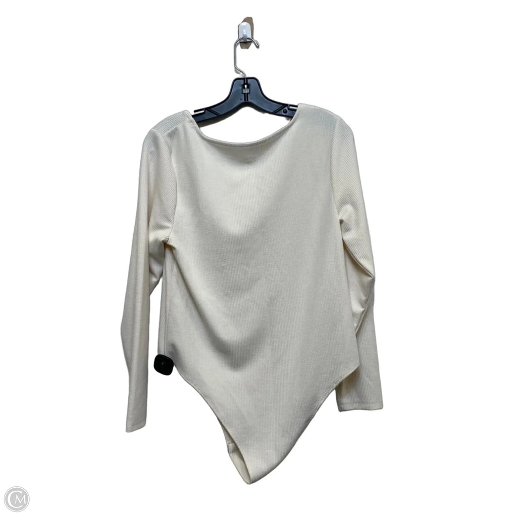 Bodysuit By A New Day In Cream, Size: Xxl