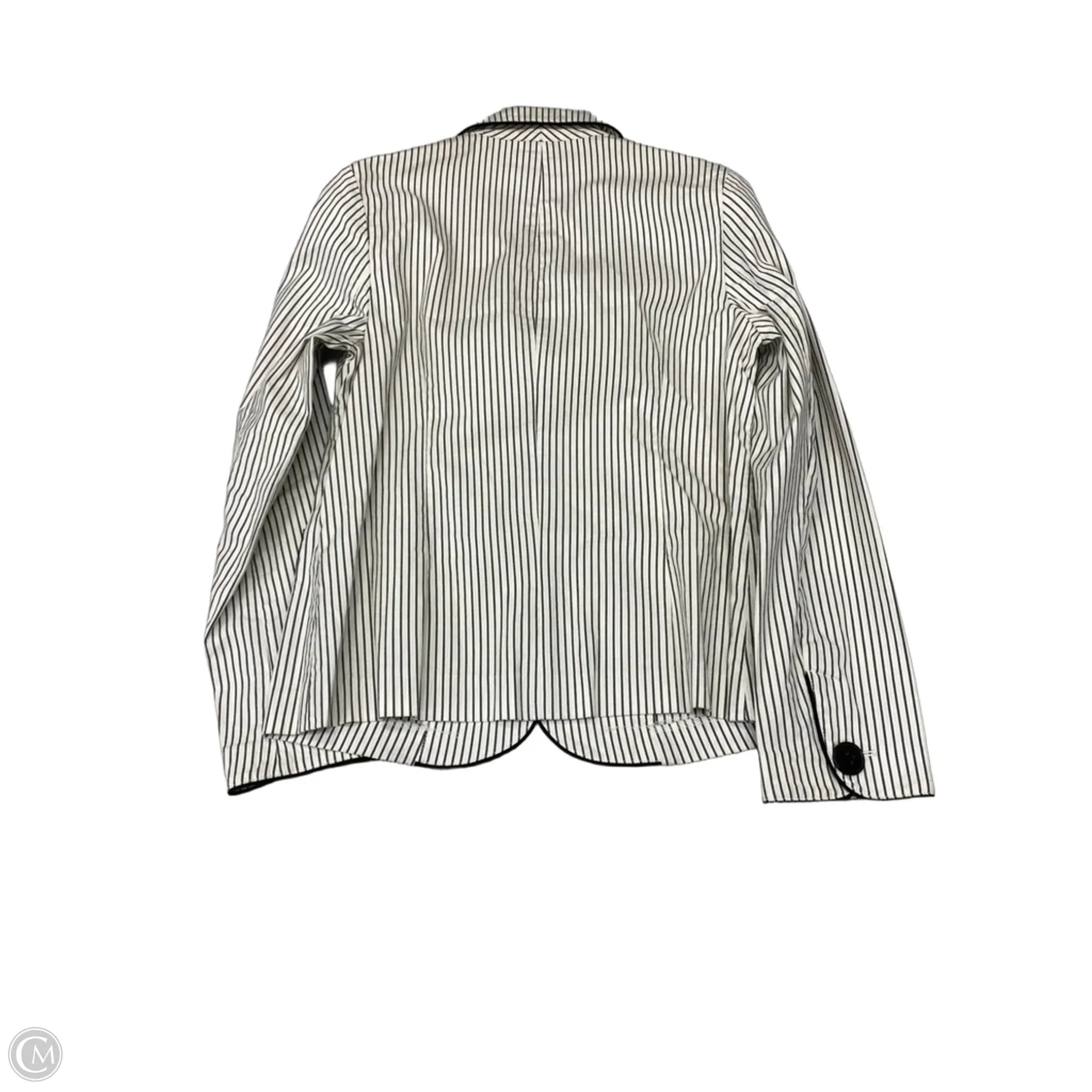 Blazer By Talbots In Striped Pattern, Size: S