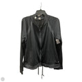 Athletic Top Long Sleeve Collar By Gapfit In Black, Size: L