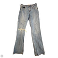 Jeans Straight By Abercrombie And Fitch In Blue Denim, Size: 2