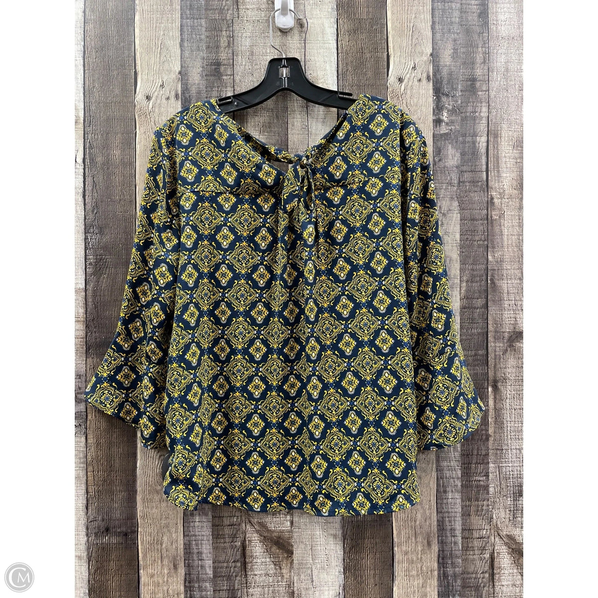 Top Long Sleeve By 41 Hawthorn In Multi-colored, Size: Xl