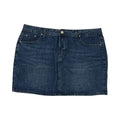 Skirt Mini & Short By Clothes Mentor In Blue Denim, Size:Xl