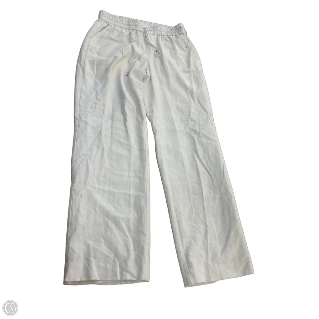 Pants Linen By Jones New York In White, Size: S
