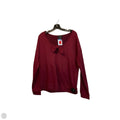 Top Long Sleeve By Lumiere In Red, Size: M