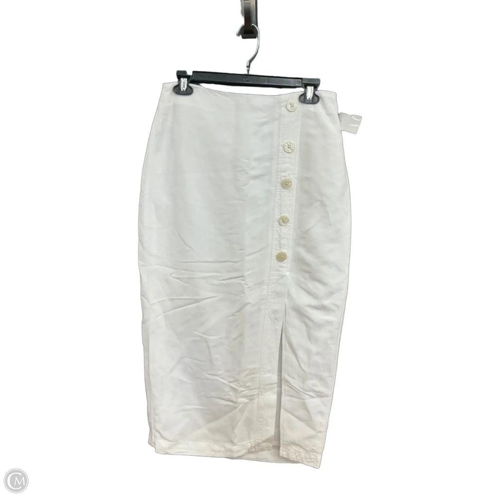 Skirt Maxi By Loft In White, Size: 4