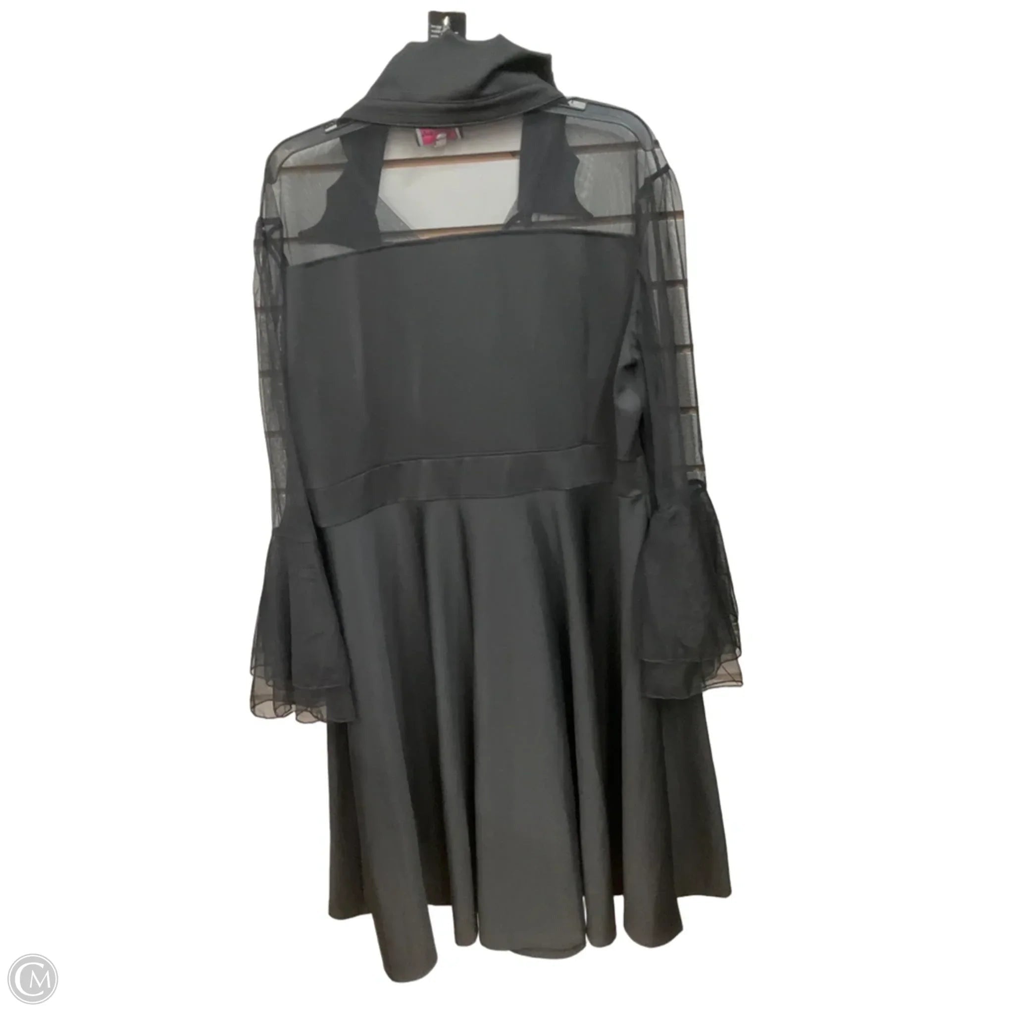 Dress Casual Midi By Clothes Mentor In Black, Size: 3x