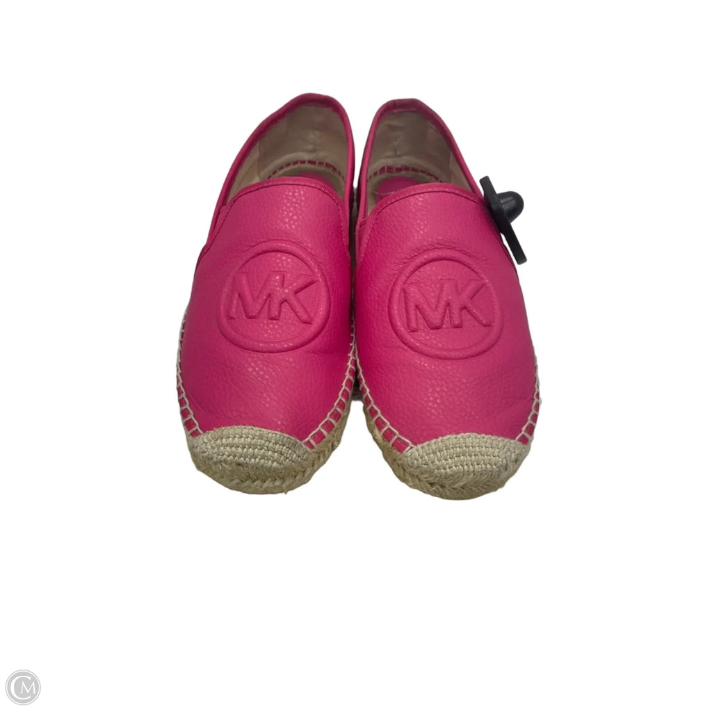 Shoes Designer By Michael Kors In Pink & Tan, Size: 7.5